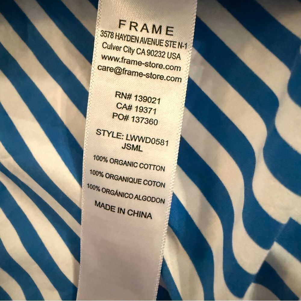 Frame Jet Stream Button Detail Dress - Picture 9 of 10
